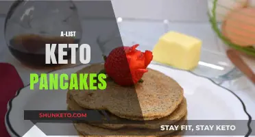 Fluffy A-List Keto Pancakes: Low-Carb Breakfast Bliss Recipe