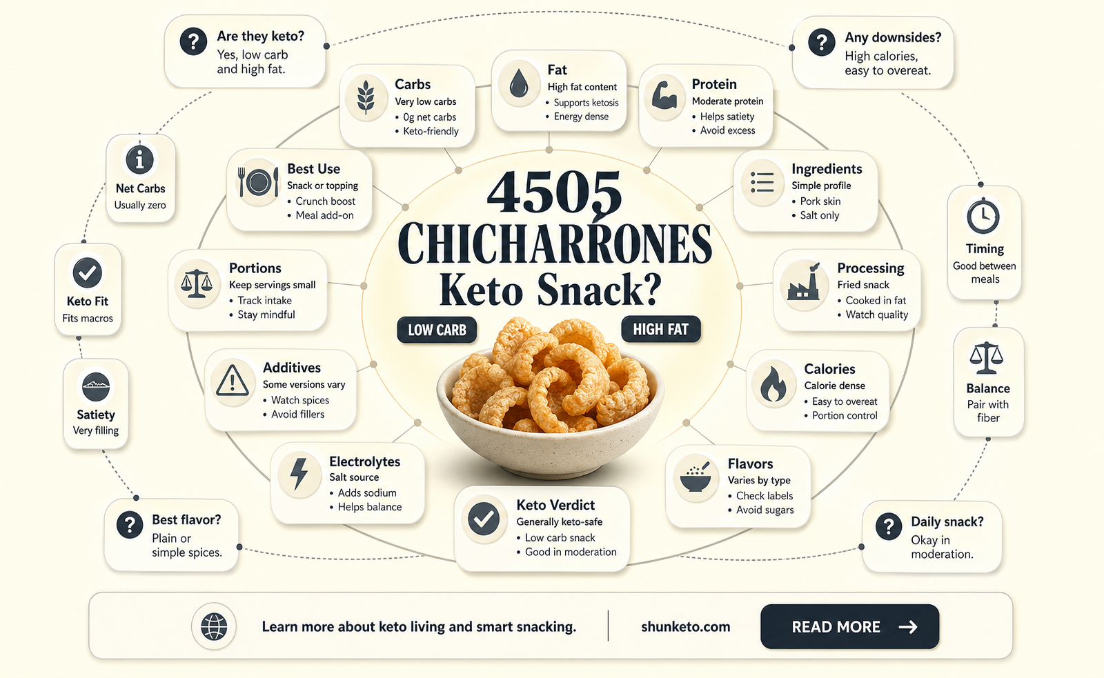 are 4505 chicharrones keto