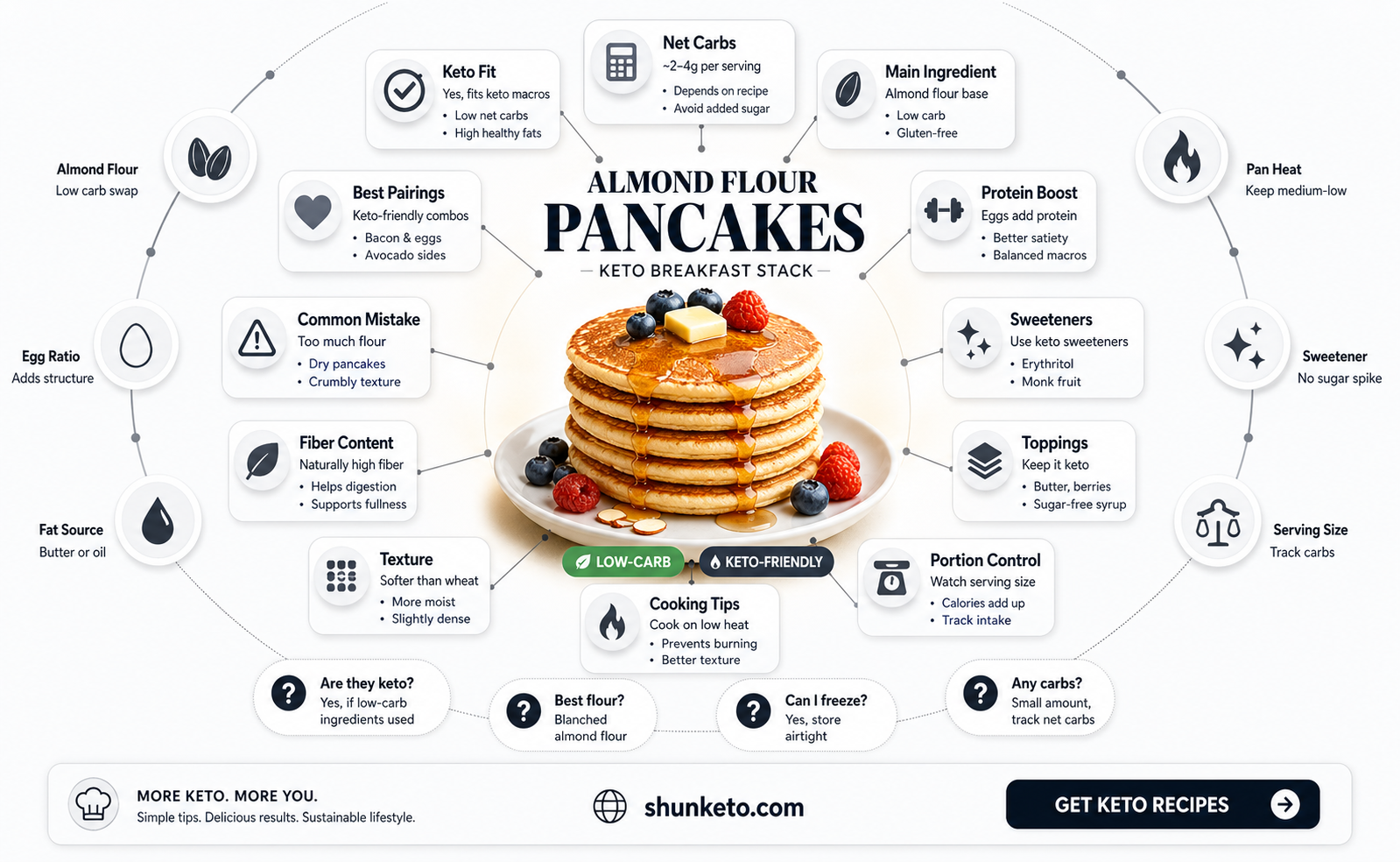 are almond flour pancakes keto