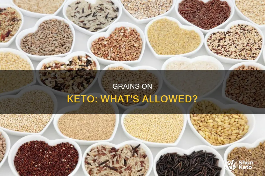 are any grains allowed on keto