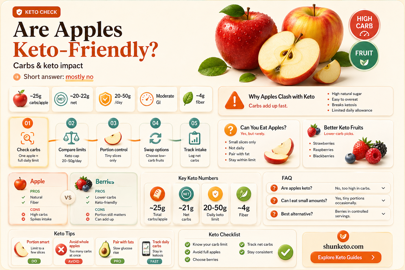 are apple keto