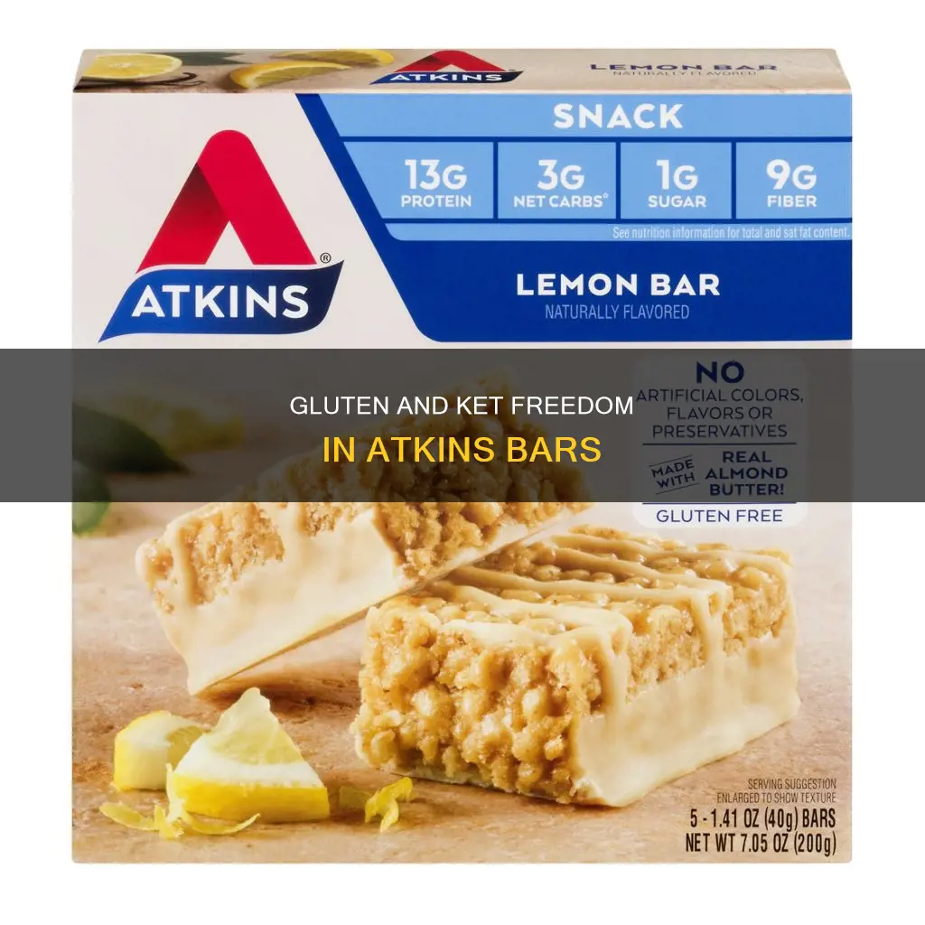 are atkins bars ket and gluten free