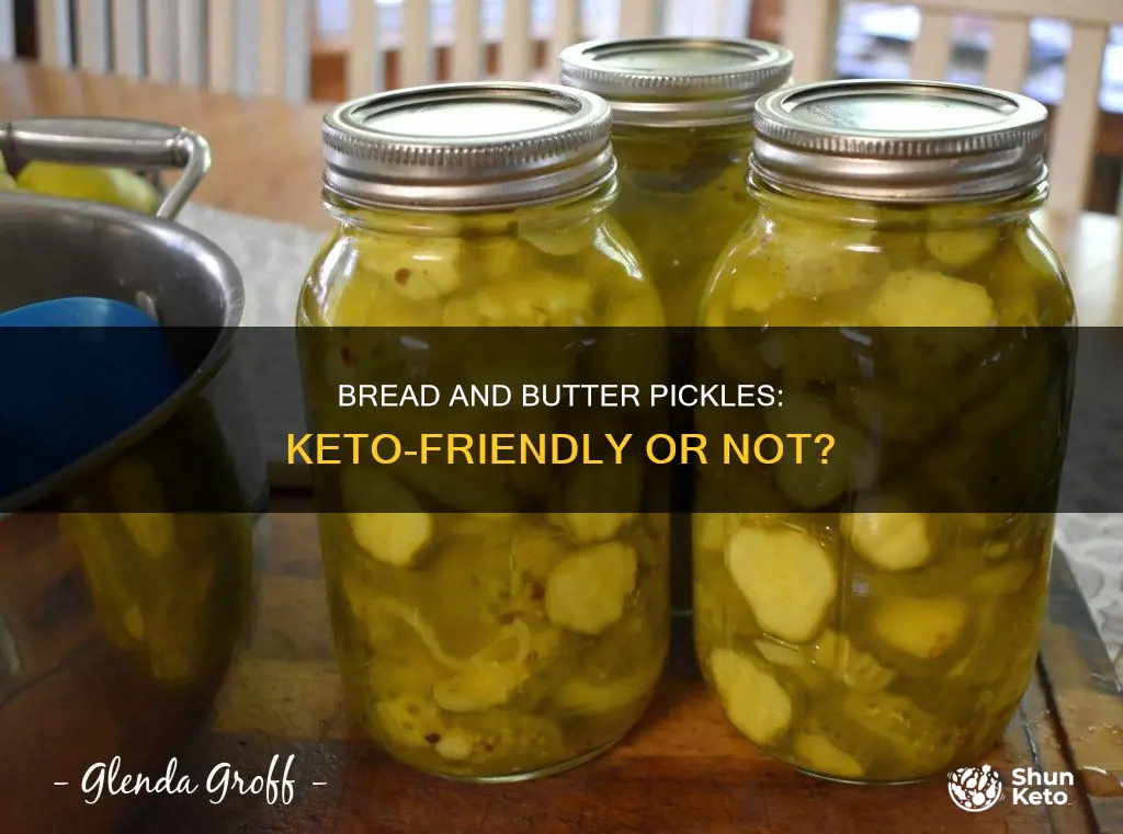 are bread and butter pickles keto