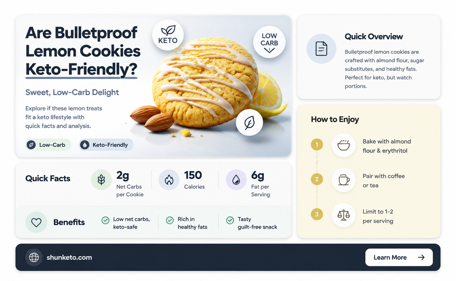 are bulletproof lemon cookie keto