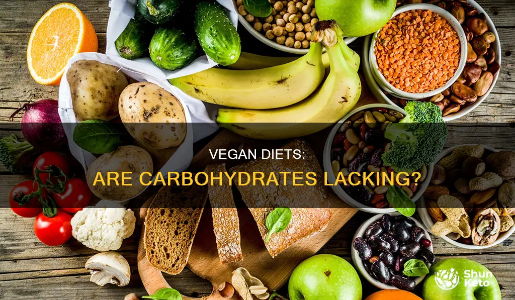 are carbohydrates lacking in a vegan diet