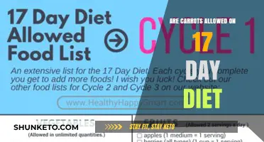 Carrots on the 17-Day Diet: Allowed or Not?