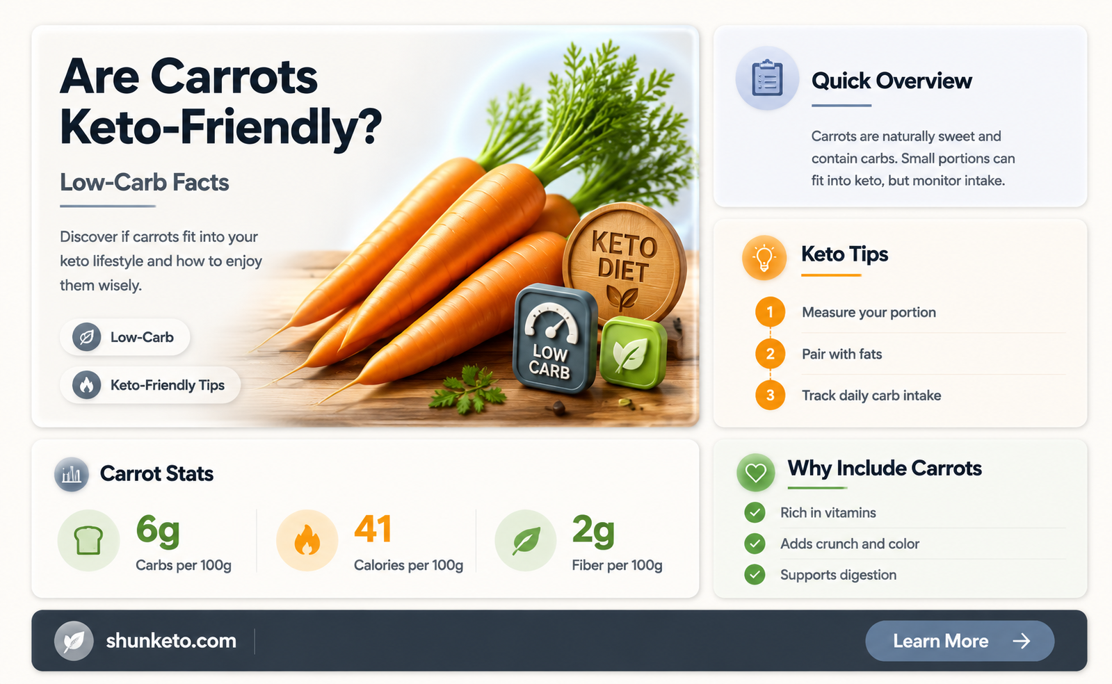 are carots keto