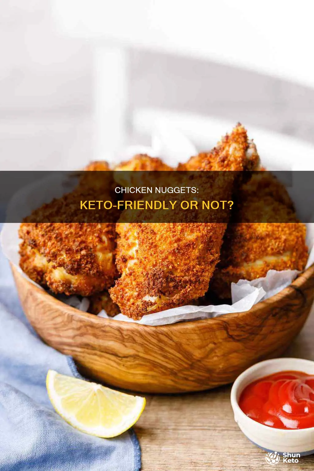 are chicken nuggets okay on keto