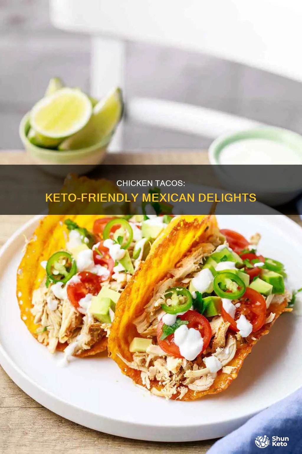 are chicken tacos keto