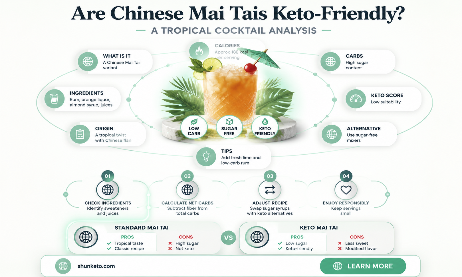 are chinese mai tais keto