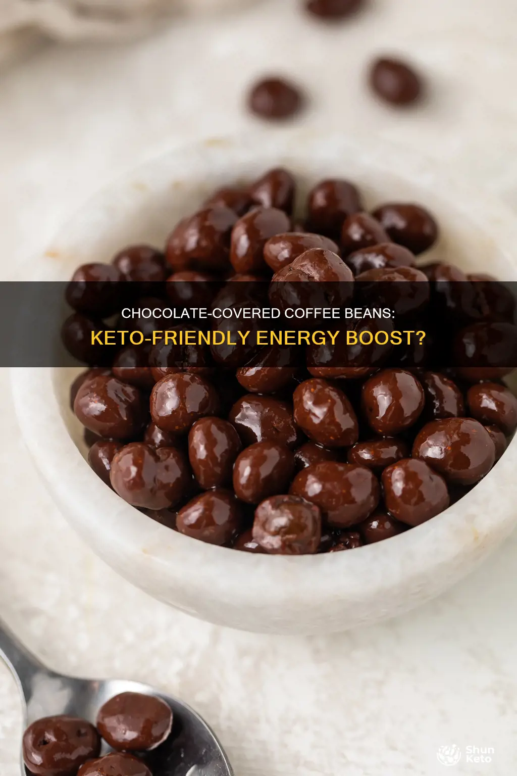 are chocolate covered coffee beans keto