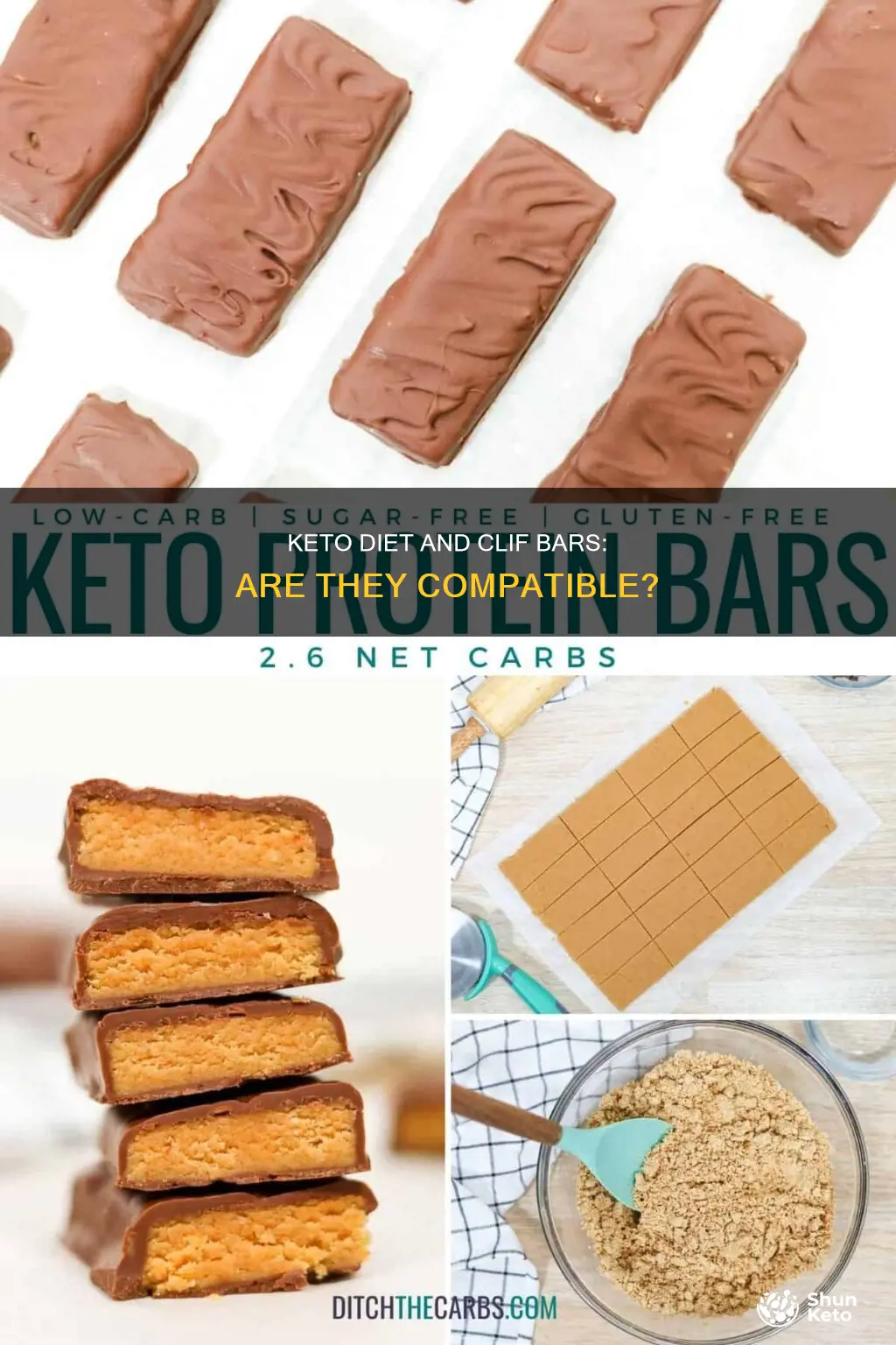 are clif protein bars keto