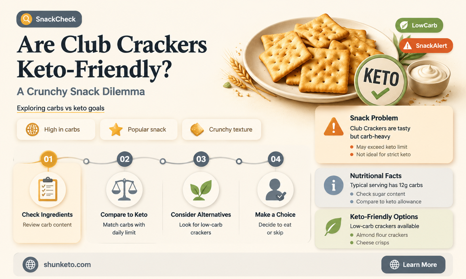 are club crackers keto