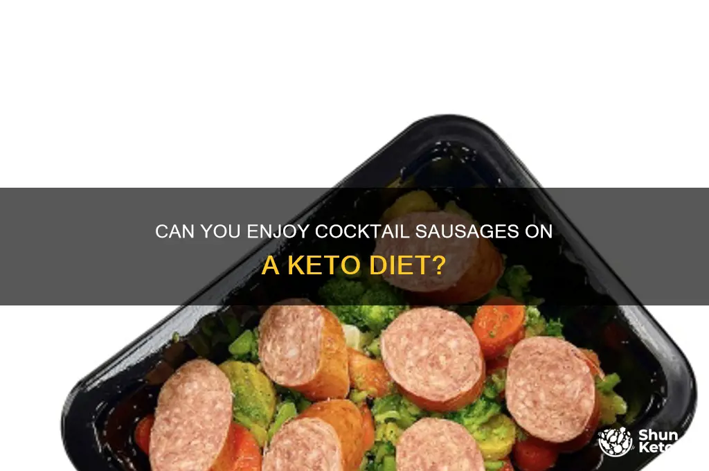 are cocktail sausages keto