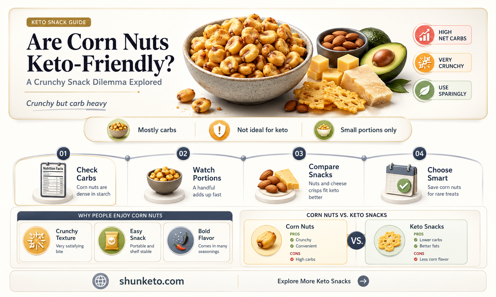 are corn nuts keto