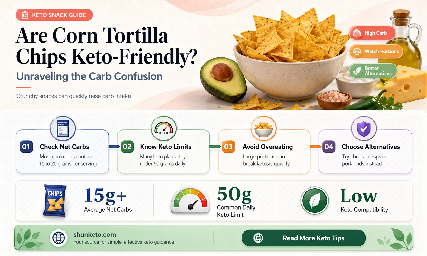 are corn xhip tortilas k for keto