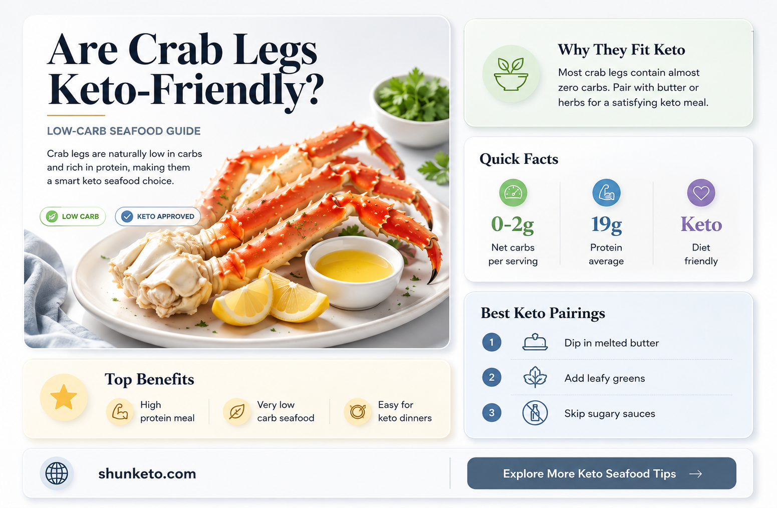 are crab legs keto