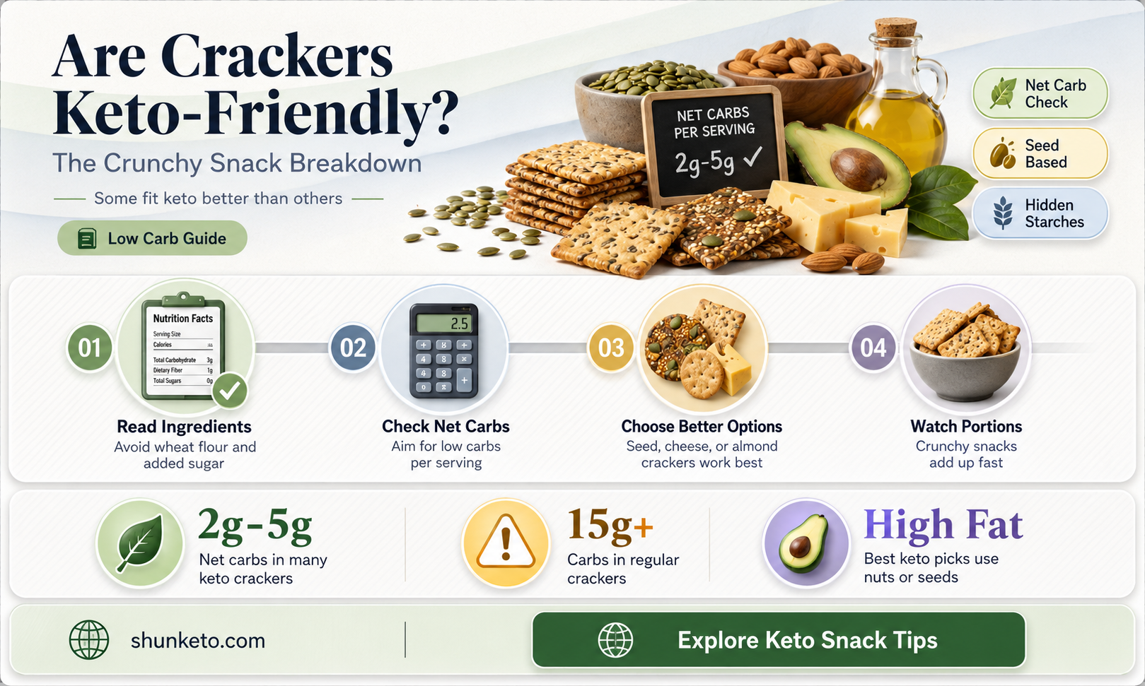 are crackers keto