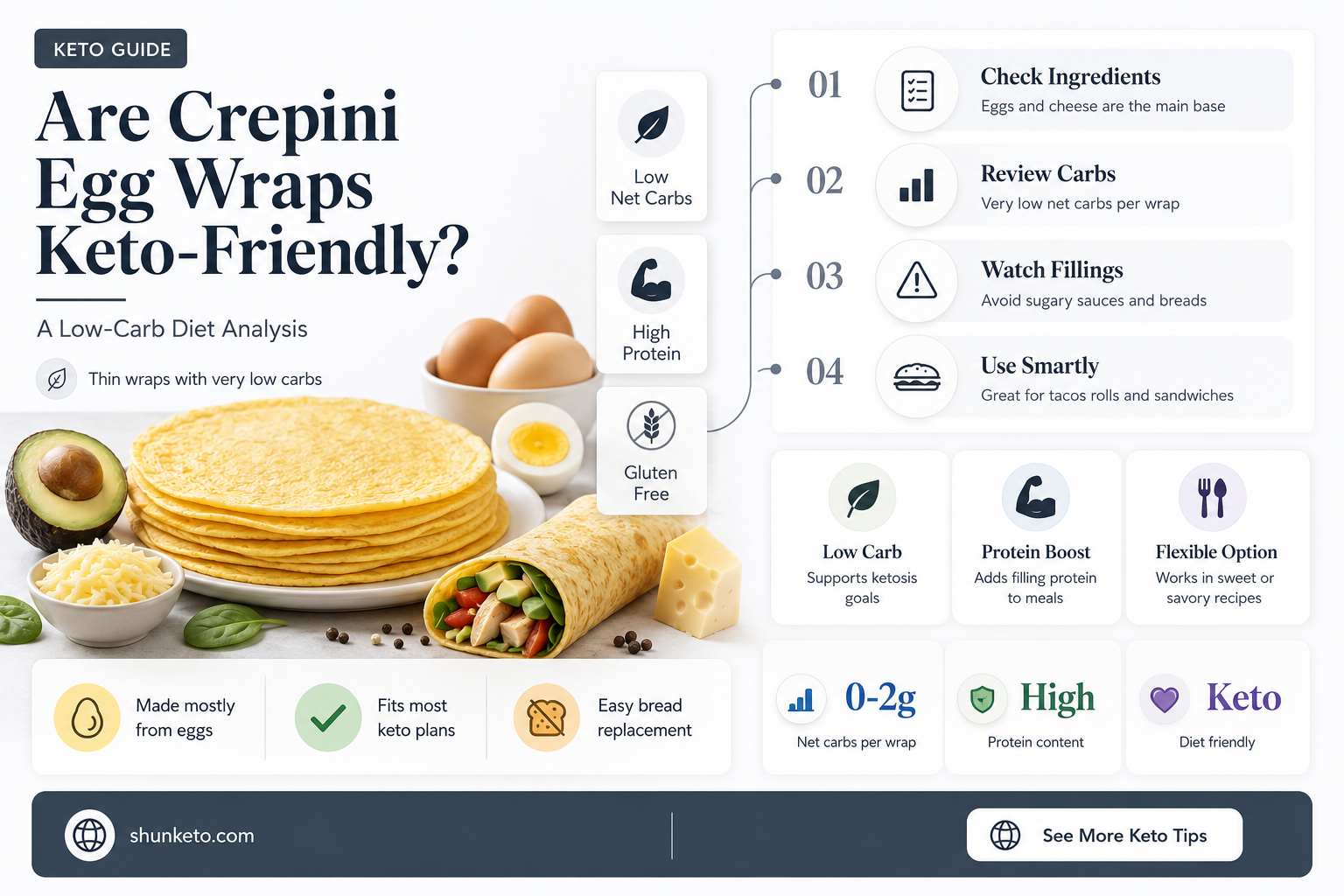 are crepini egg wraps keto