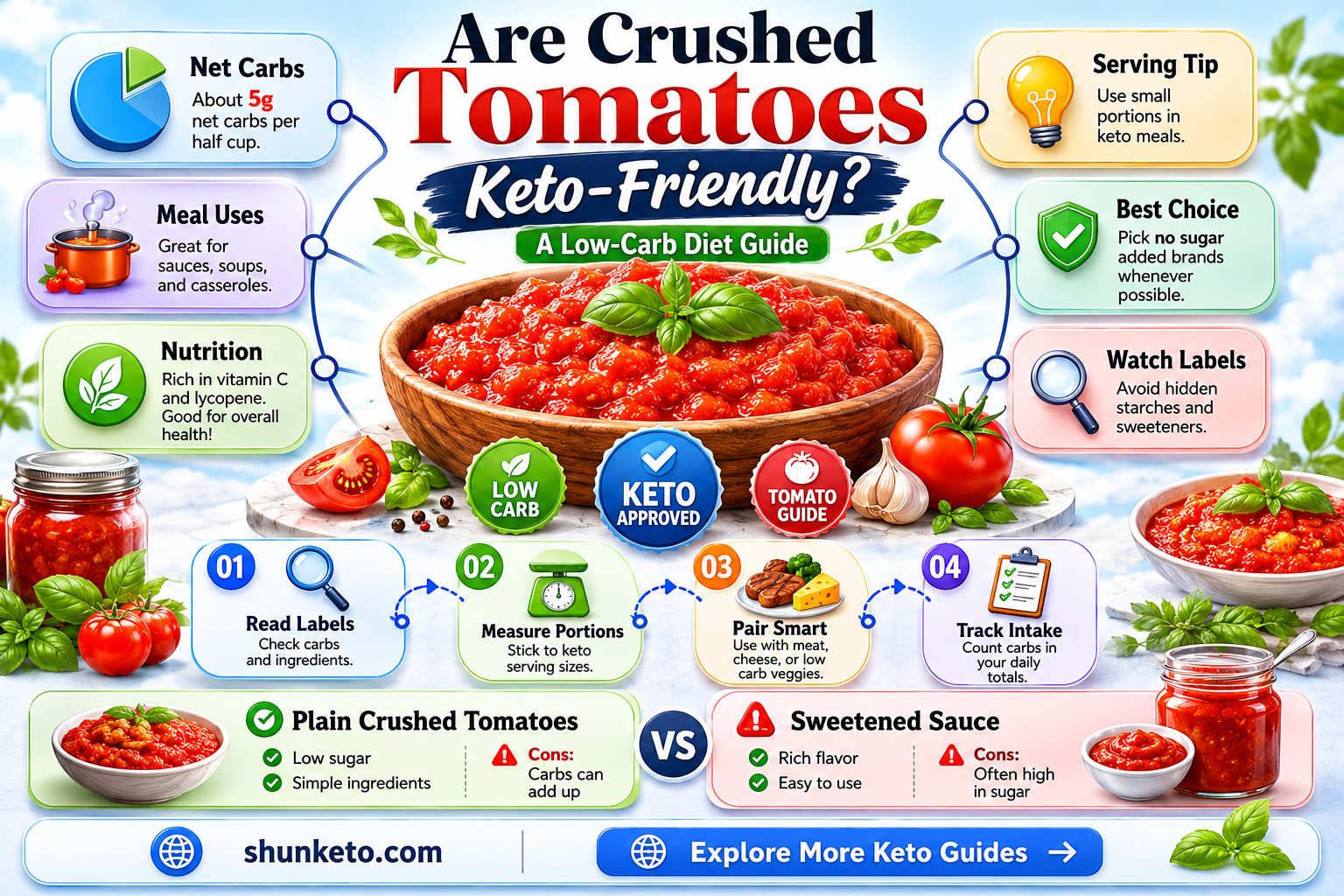 are crushed tomatoes keto