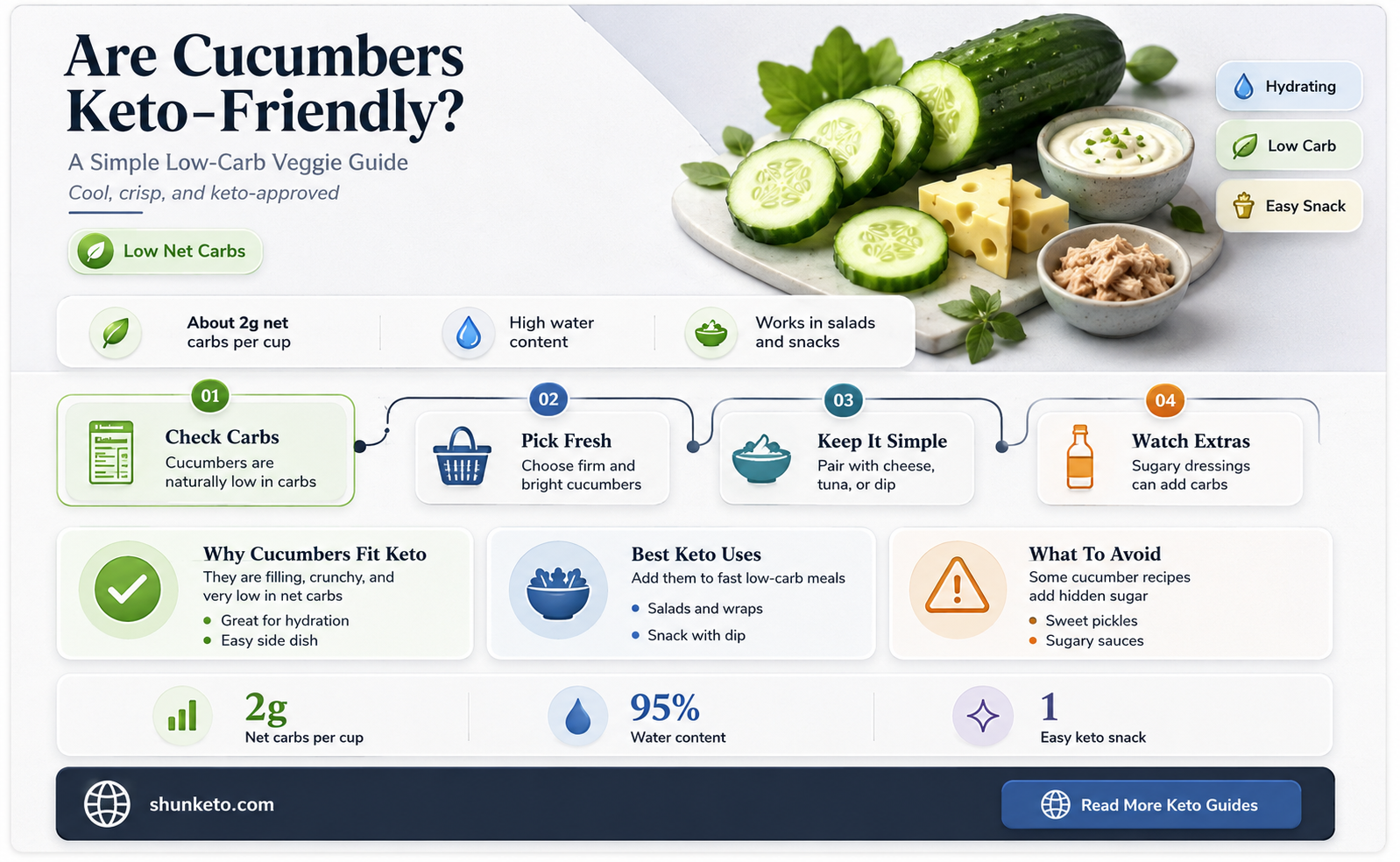 are cucmbers keto