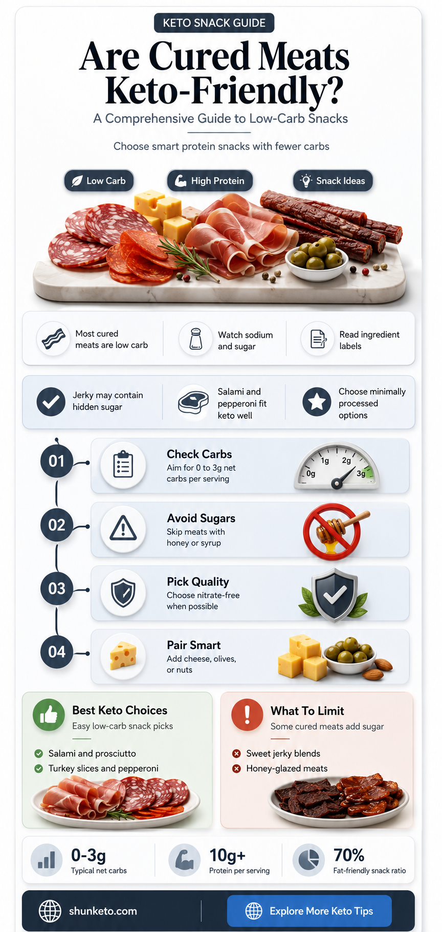 are cured meats keto