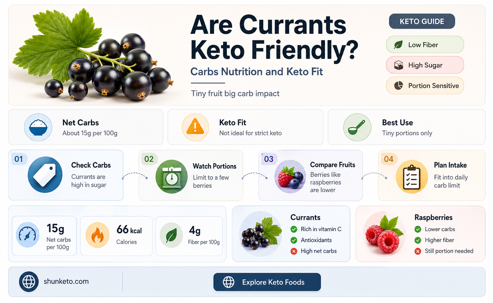 are currants keto