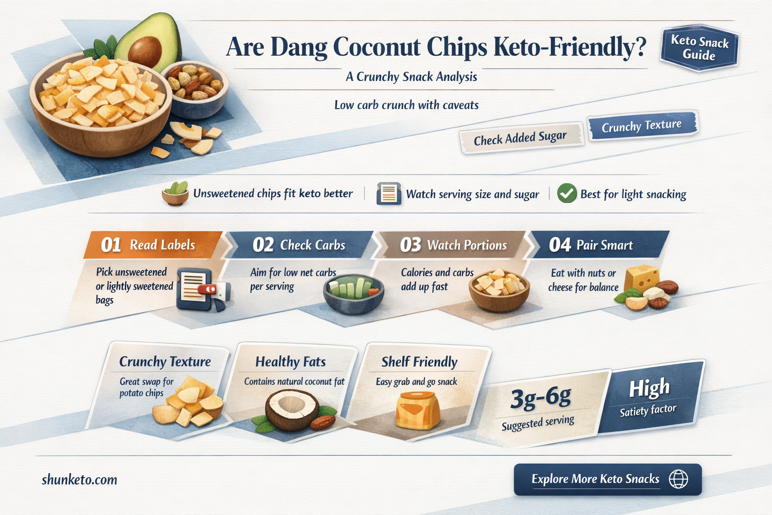 are dang coconut chips keto