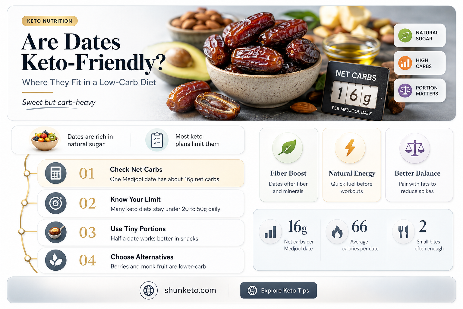 are dates considered keto