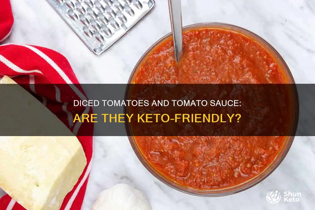 are diced and tomato sauce keto