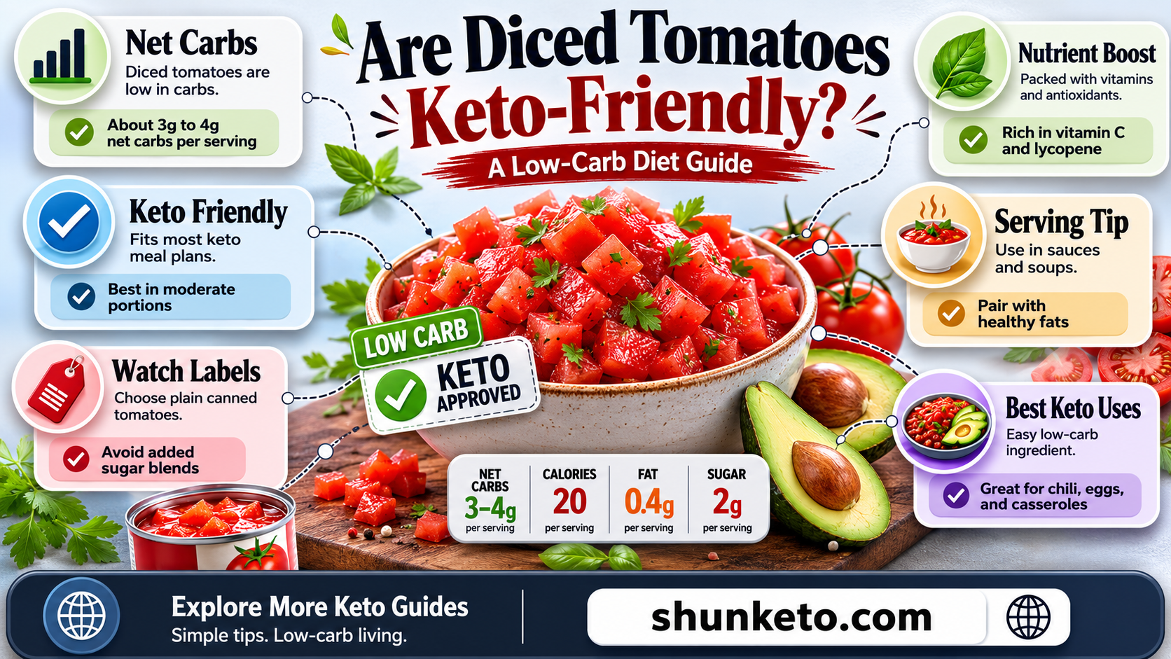 are diced tomatoes keto
