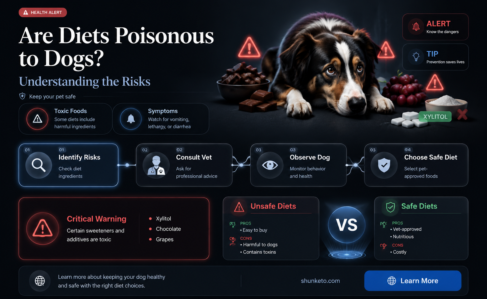 are dietes poisonous to dogs