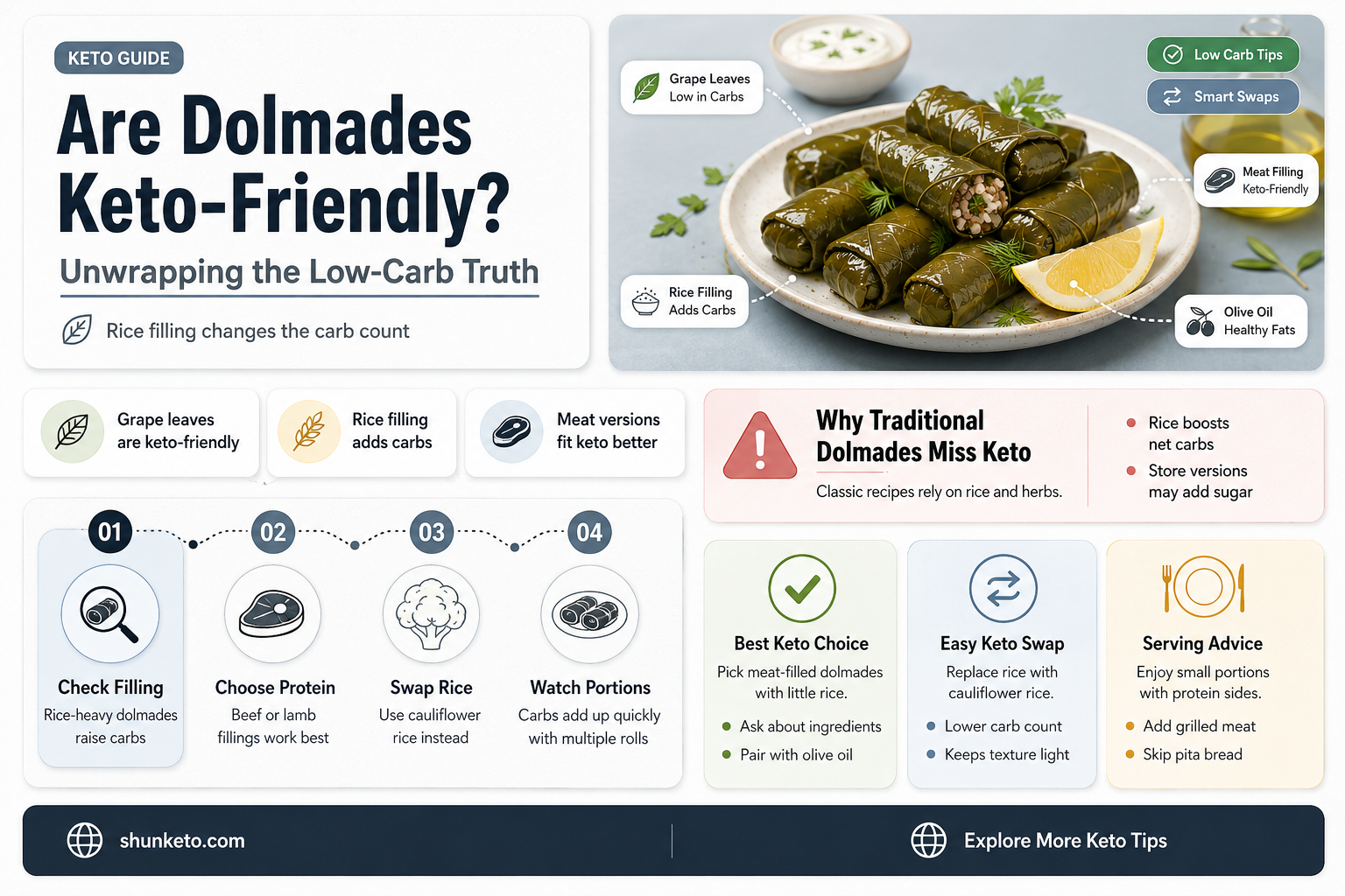 are dolmades keto