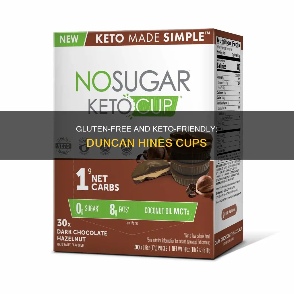 are duncan hines keto cups gluten free