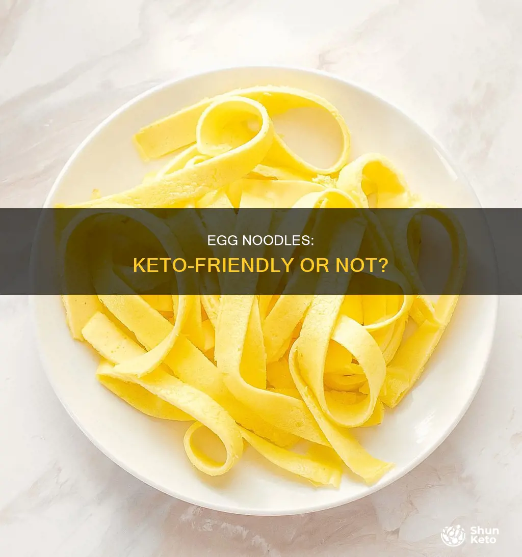 are egg noodles allowed on keto