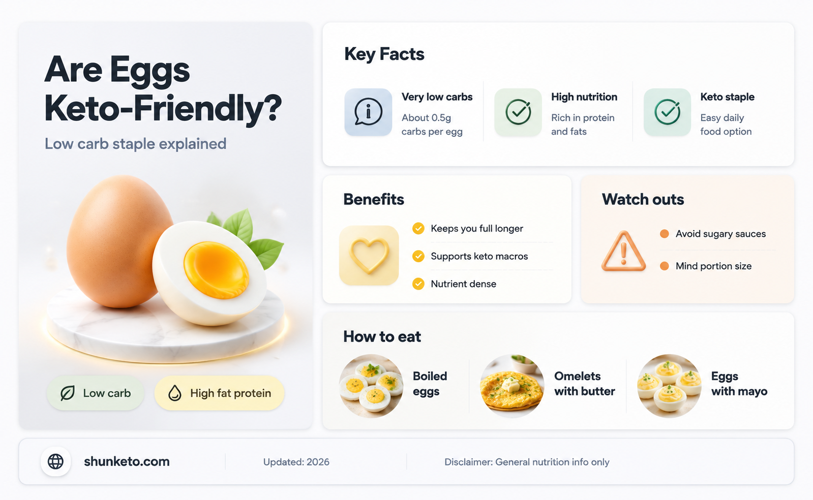 are eggs on the keto diet