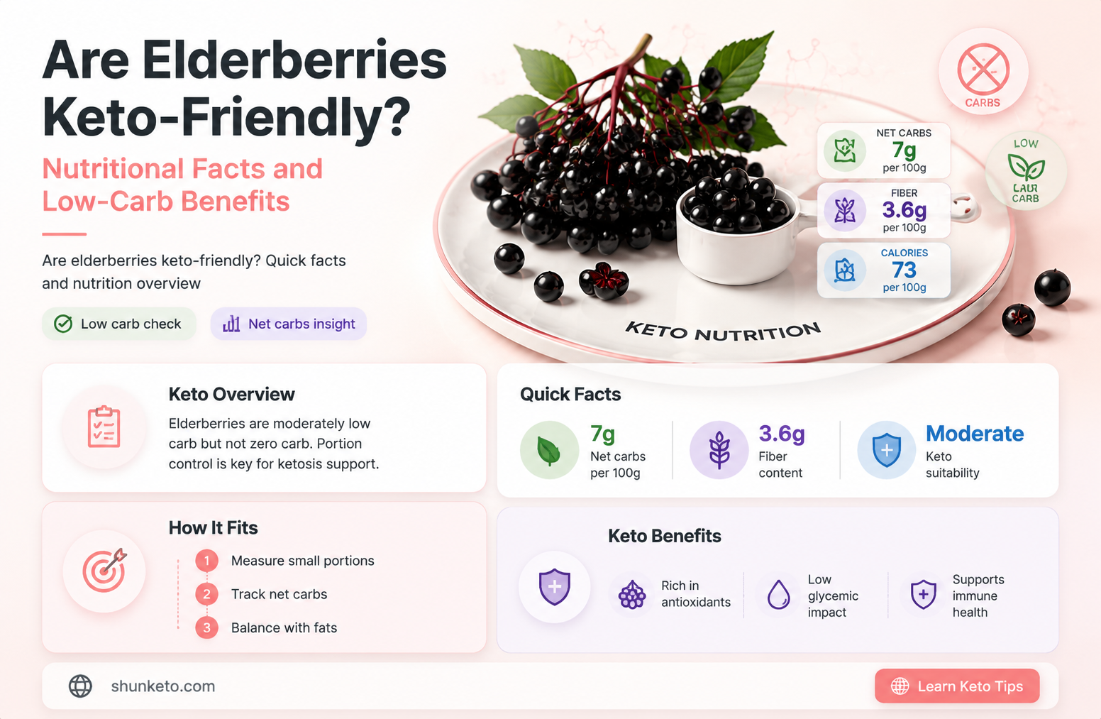 are elderberries keto