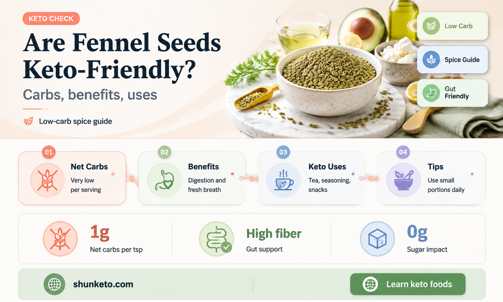 are fennel seeds keto