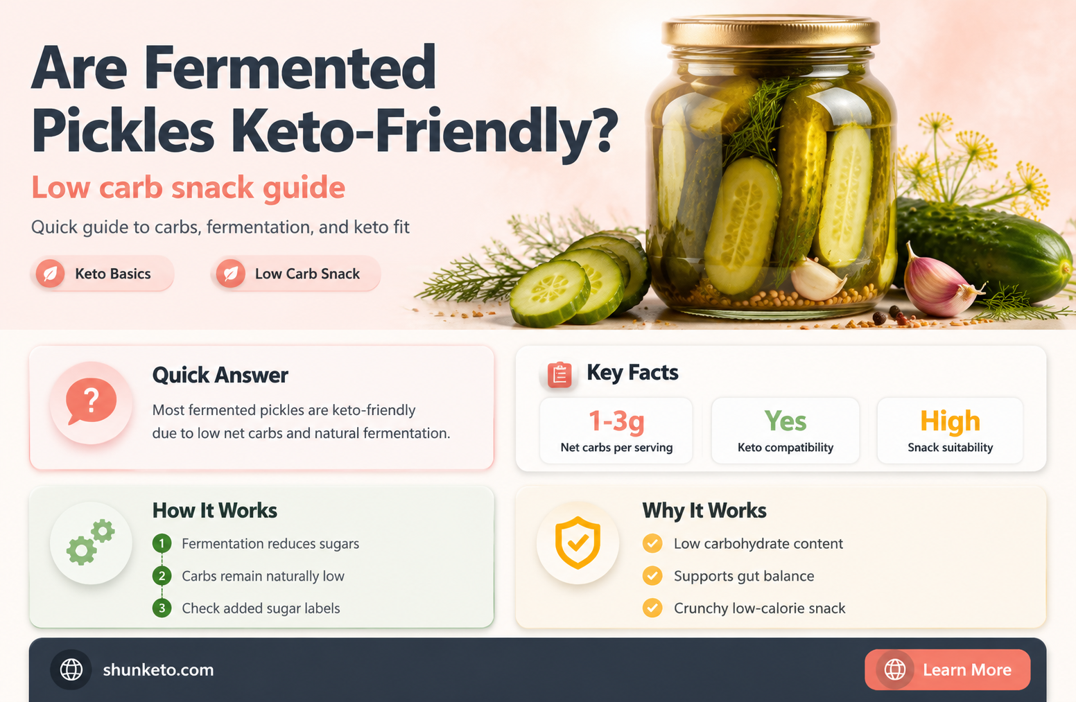 are fermented pickes keto