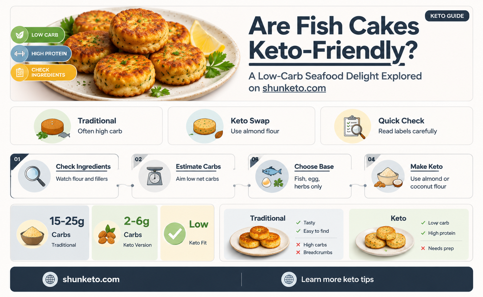 are fish cakes keto