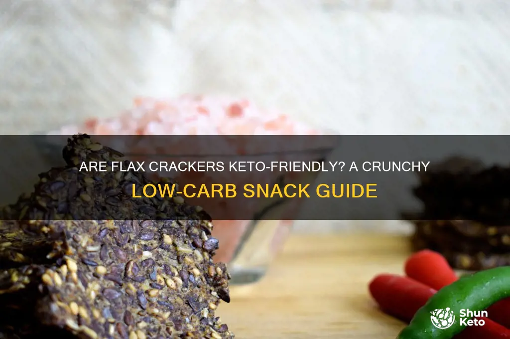 are flax crackers keto