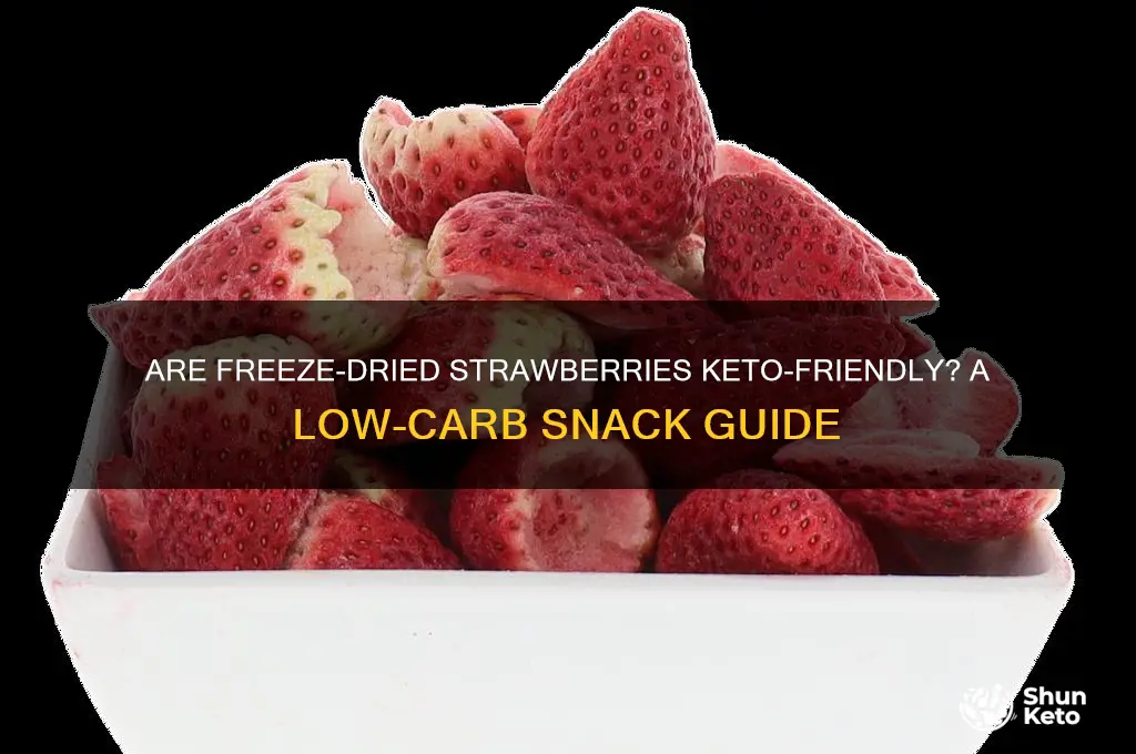 are freeze dried strawberries keto