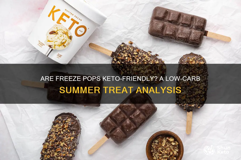 are freeze pops keto