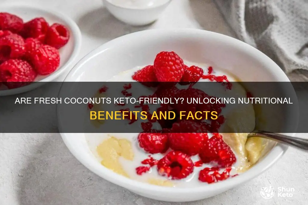 are fresh coconuts keto