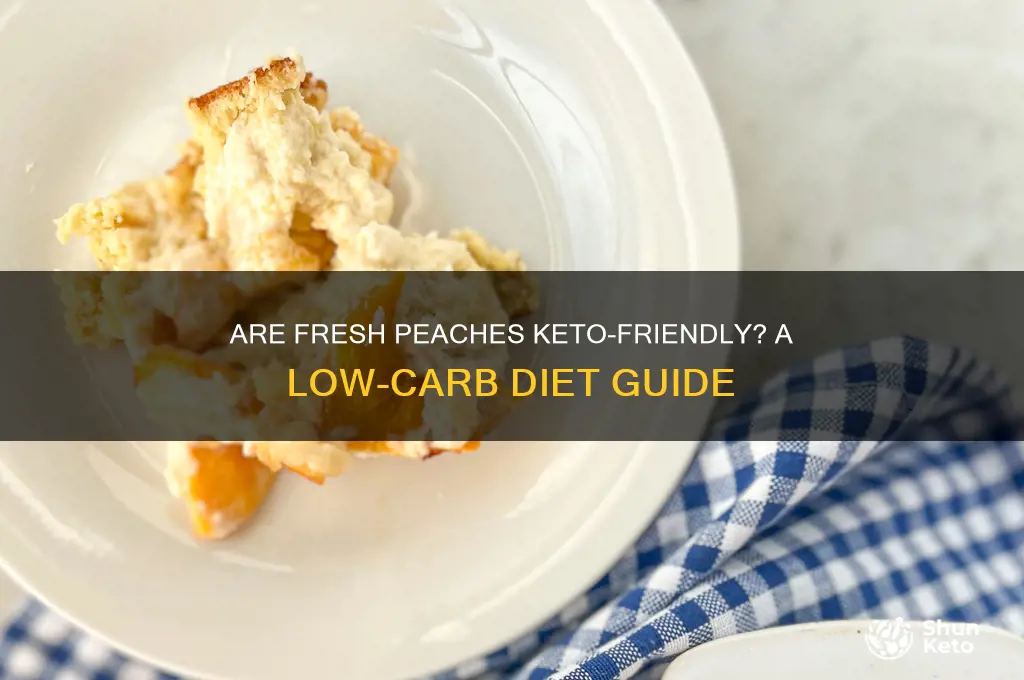 are fresh peaches keto