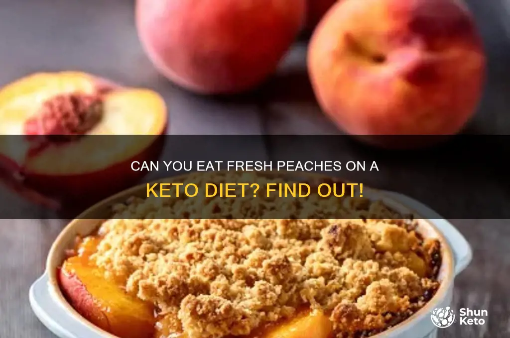are fresh peaches on keto diet