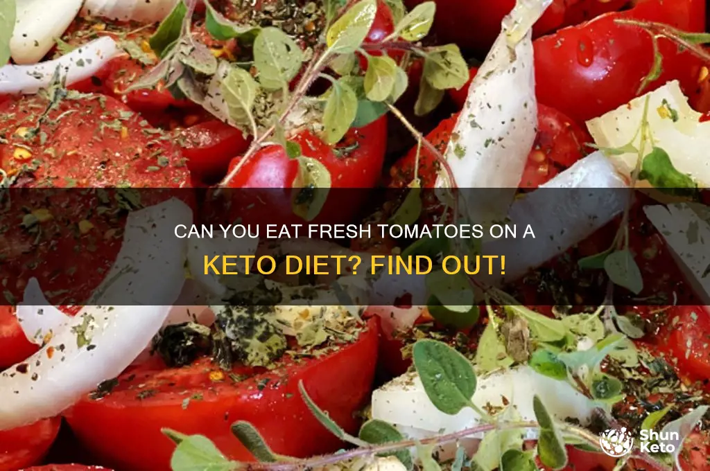 are fresh tomatoes allowed on keto diet