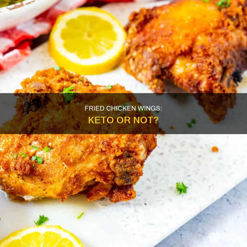 are fried chicken wings keto