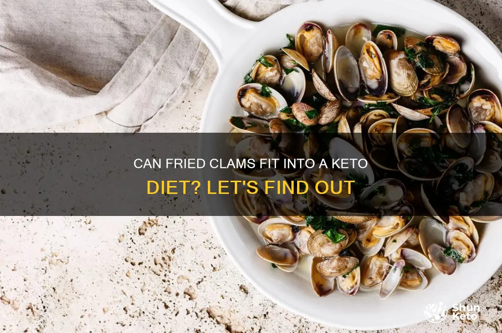 are fried clams keto
