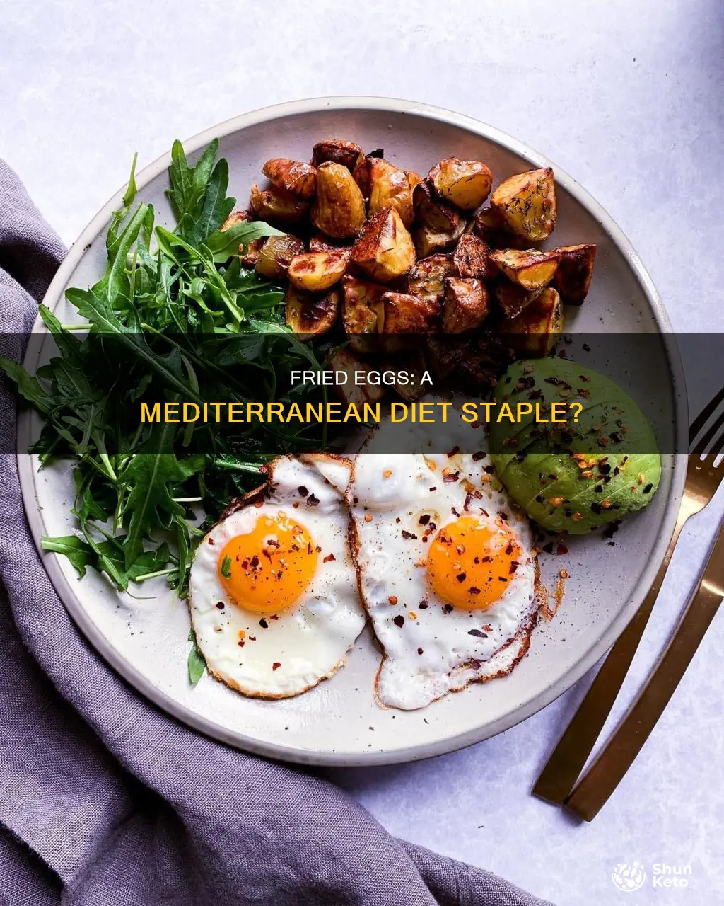 are fried eggs mediterranean diet